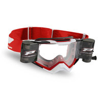 PROGRIP brilles ar Roll Off XL 3309 Rapid red/white/black w/clear 3331
