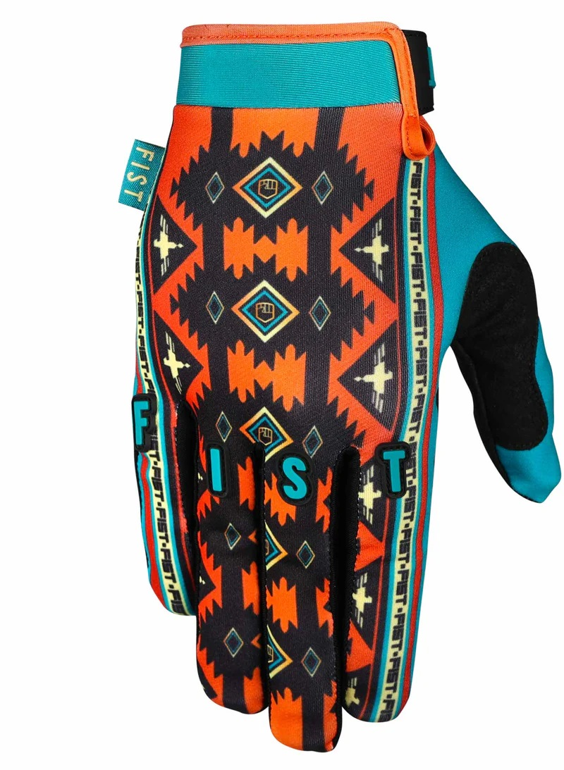 FIST Handschuhe Thunderbird Schwarz/Orange/Blau – Motosports
