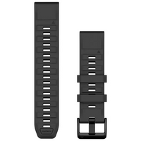 GARMIN siksna pulkstenim Quickfit 22mm Silicone graphite
