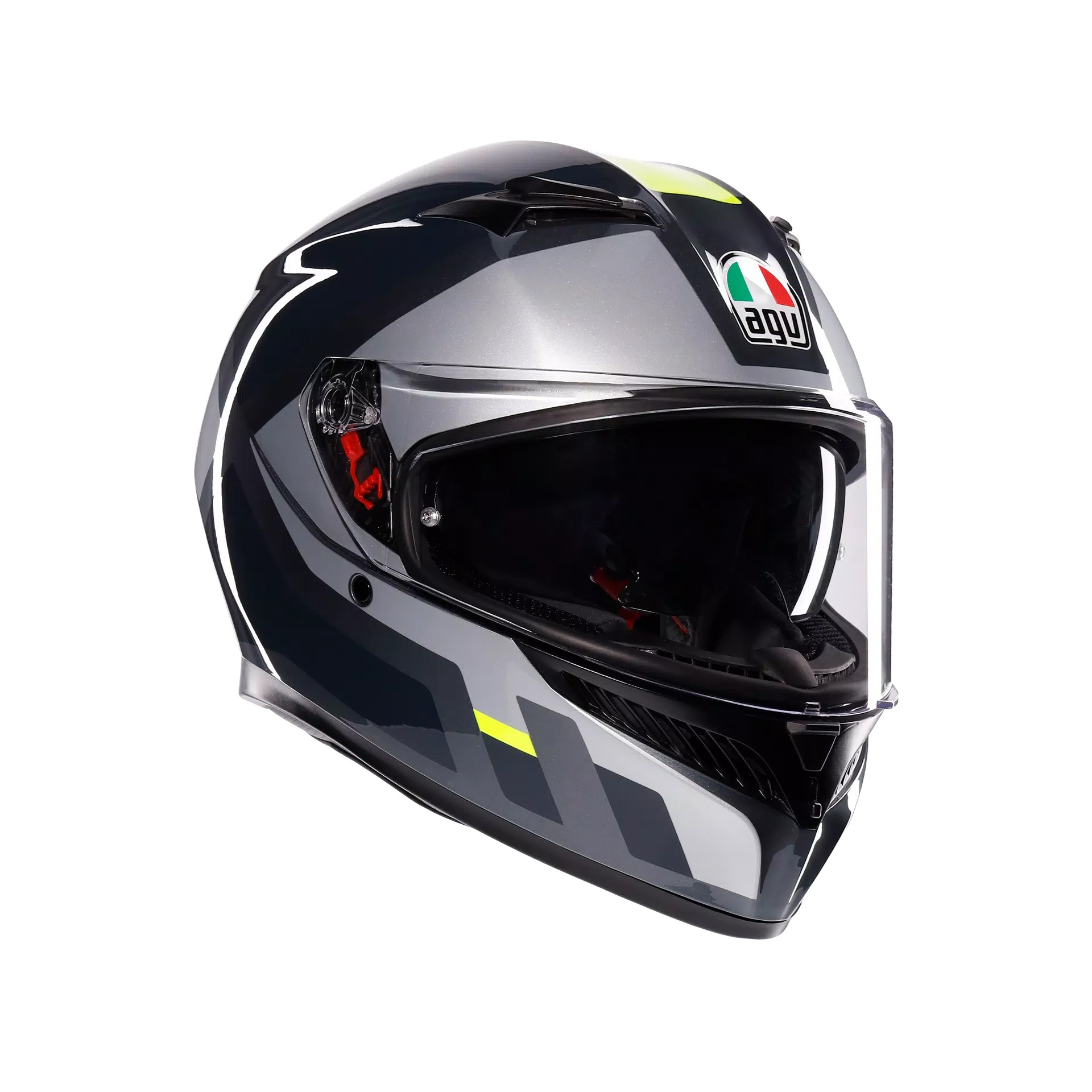 agv k3 basic harga AGV helmet K3 Shade grey/yellow fluo – Motosports