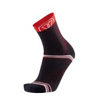 SIDAS zeķes Winter Run black/red