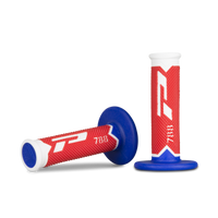 PROGRIP grips 0788 white/blue/red