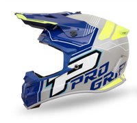 PROGRIP helmet 3080 grey/blue/yellow fluo — sold out