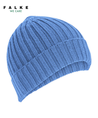 FALKE cepure ziemas Merino X-Fine Ribbed blue