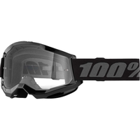 100% JR Strata 2 black w/clear goggles