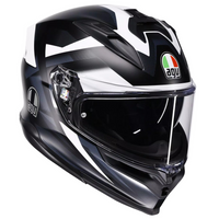 AGV K7 Glimpse matt black/white ķivere