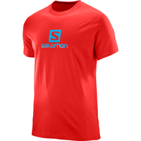 SALOMON T-shirt Logo SS Cotton Tee red