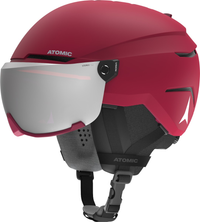 ATOMIC ķivere Savor Visor ST dark red w/silver ST C2