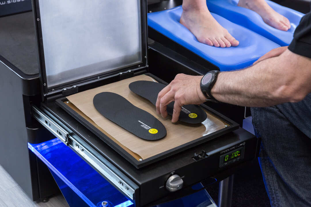 Making Sida's individual insoles