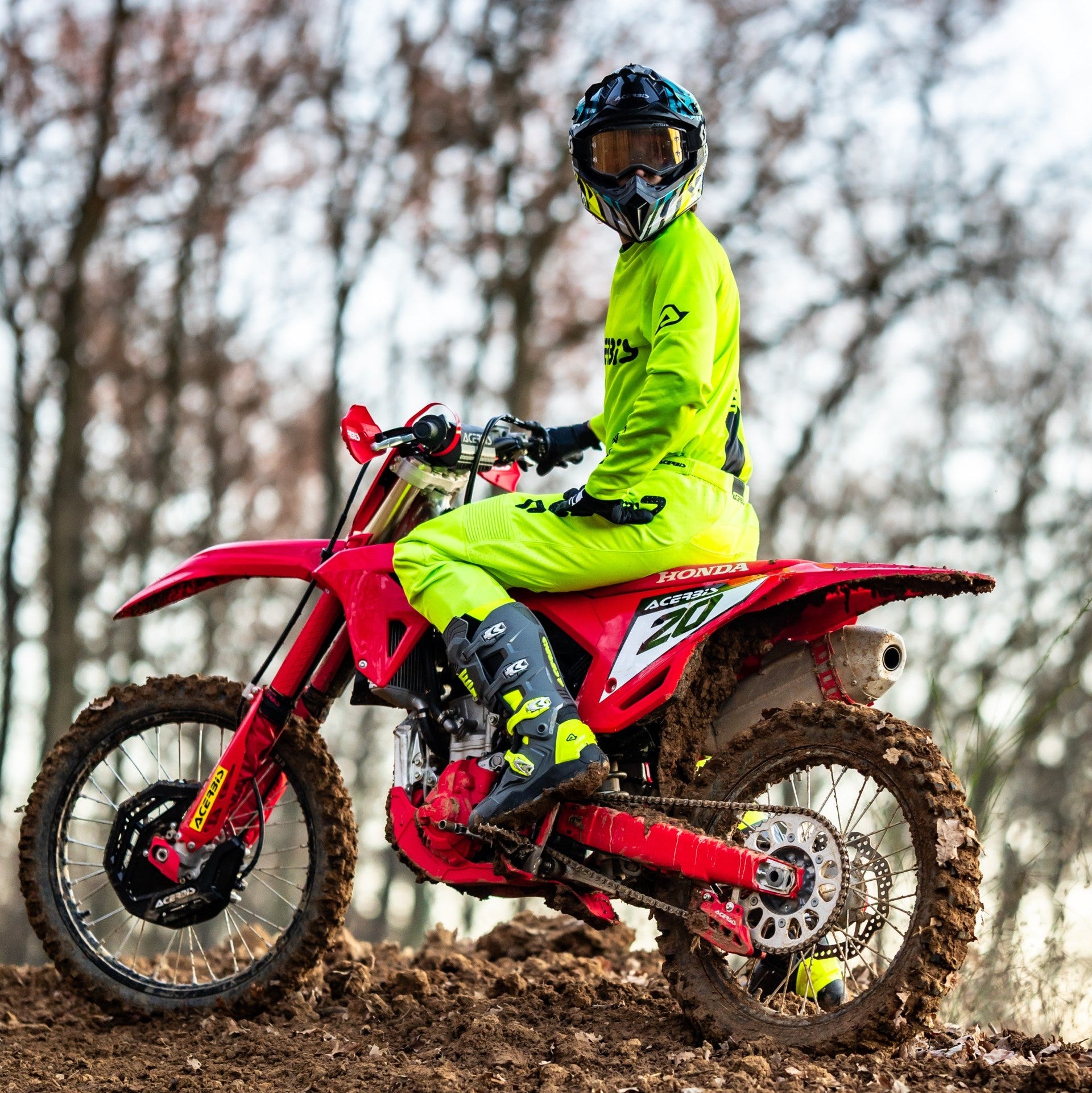 ACERBIS bikses MX K Windy Vented green/black