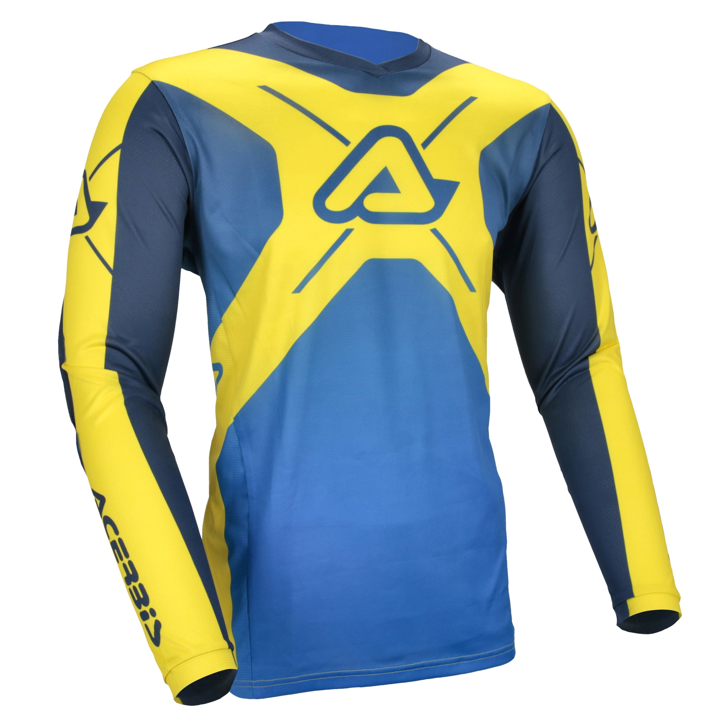 ACERBIS džersija MX J Track Inc. 2.0 blue/yellow