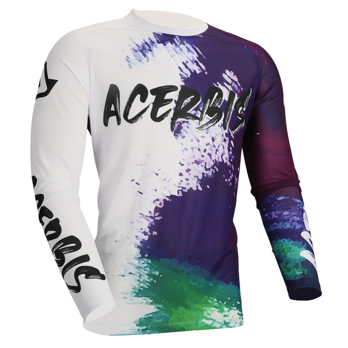 ACERBIS džersija MX J Windy Vent brush white/violet