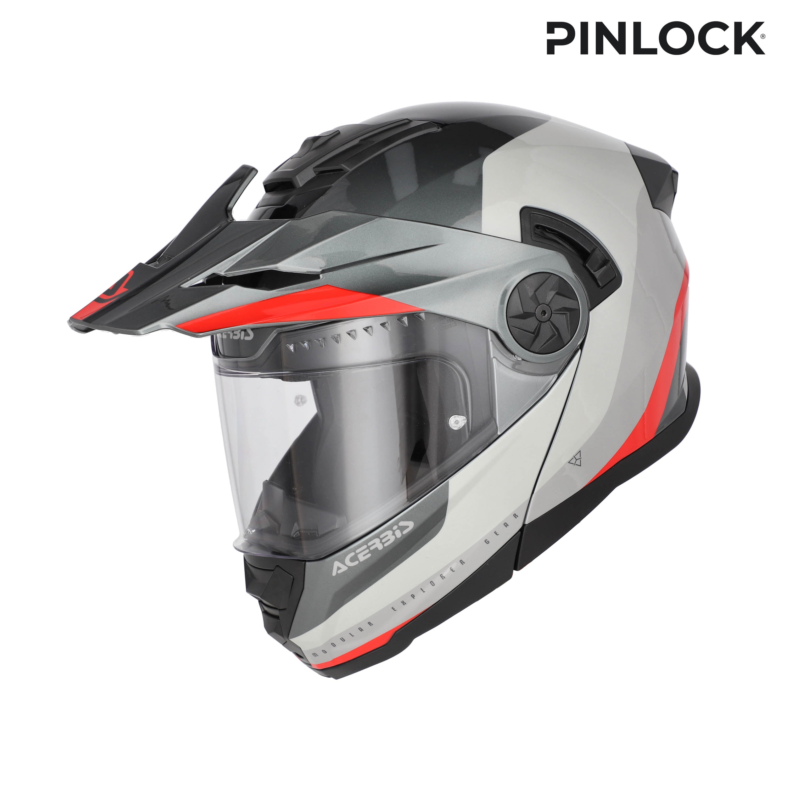 ACERBIS helmet Rider Graphic grey/red