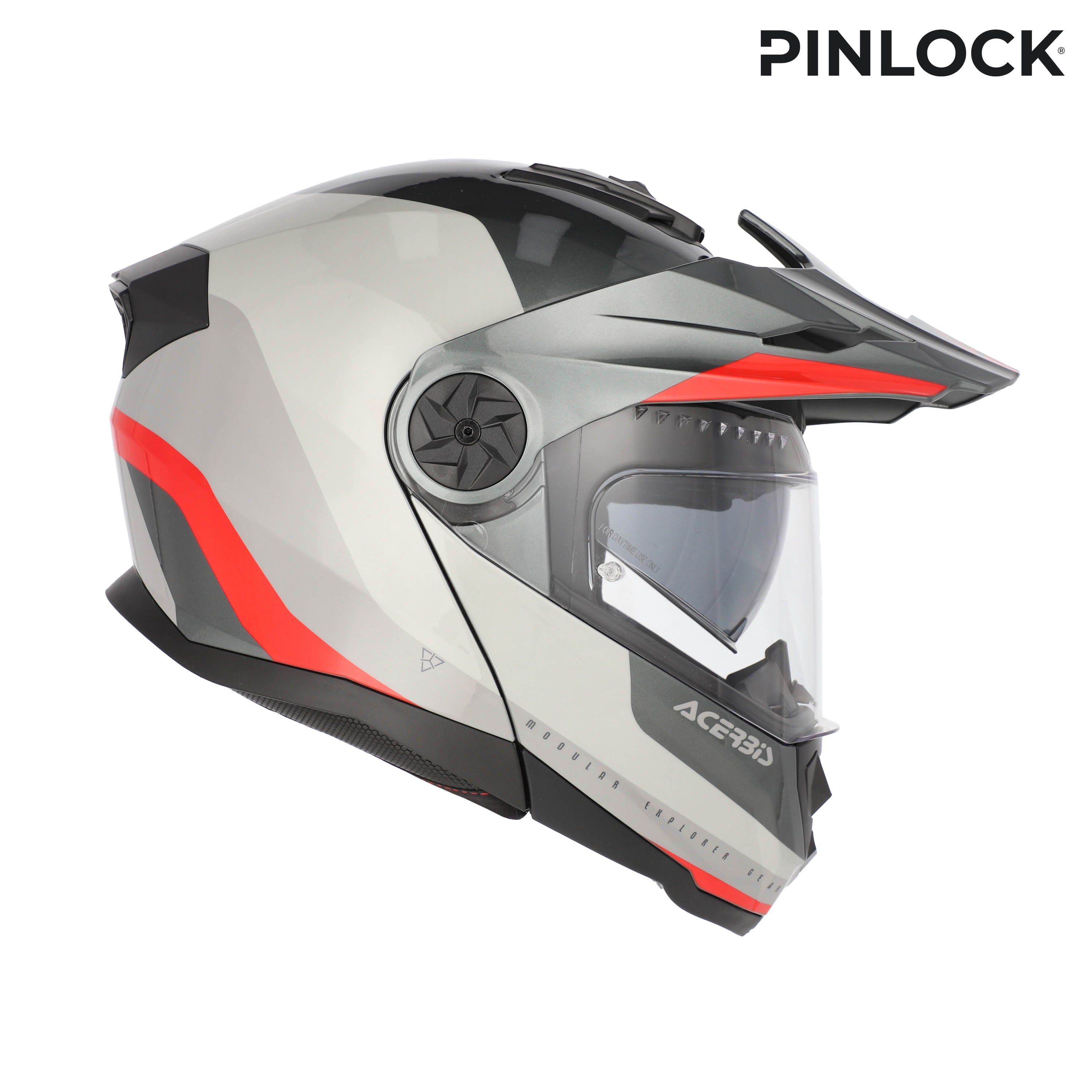 ACERBIS helmet Rider Graphic grey/red