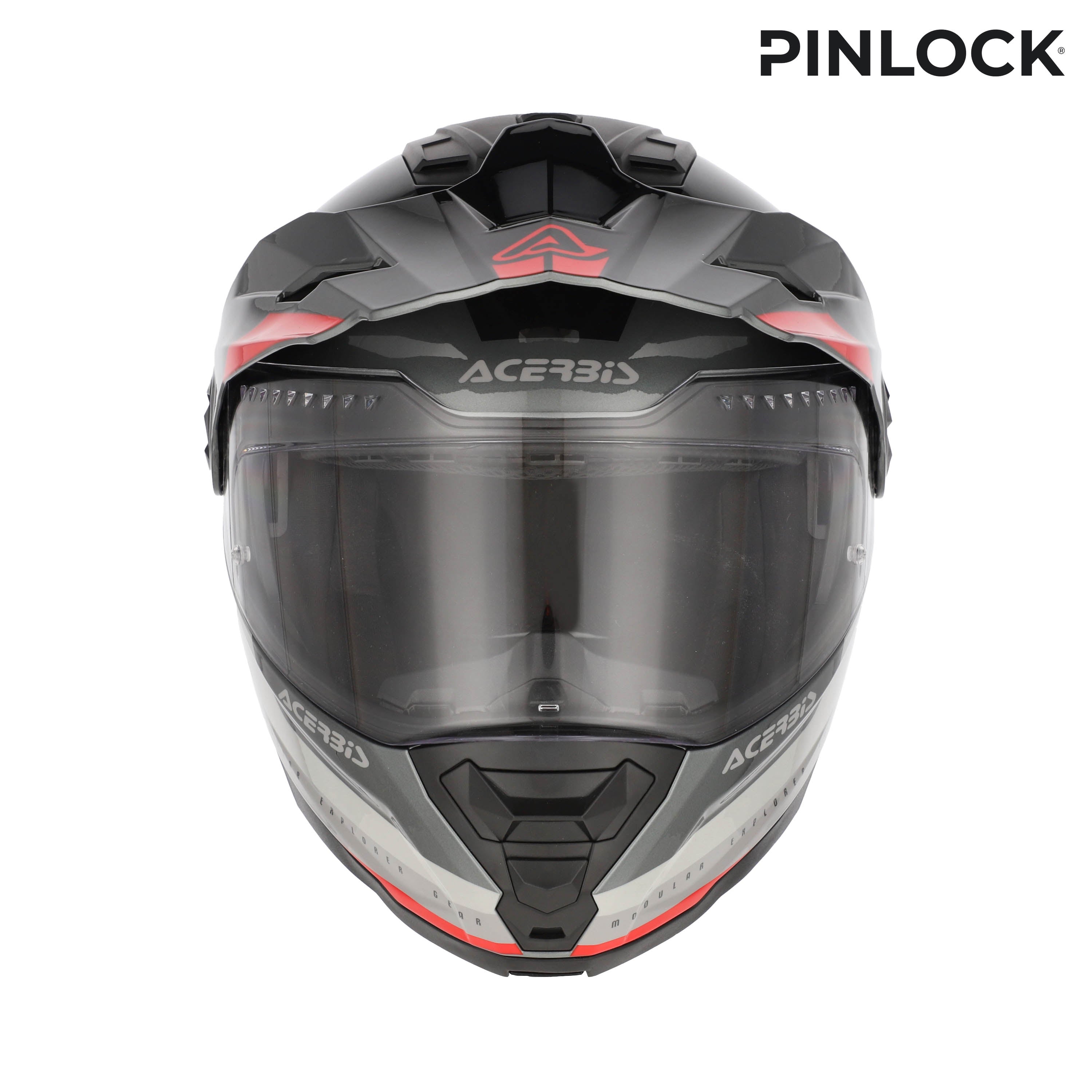 ACERBIS helmet Rider Graphic grey/red