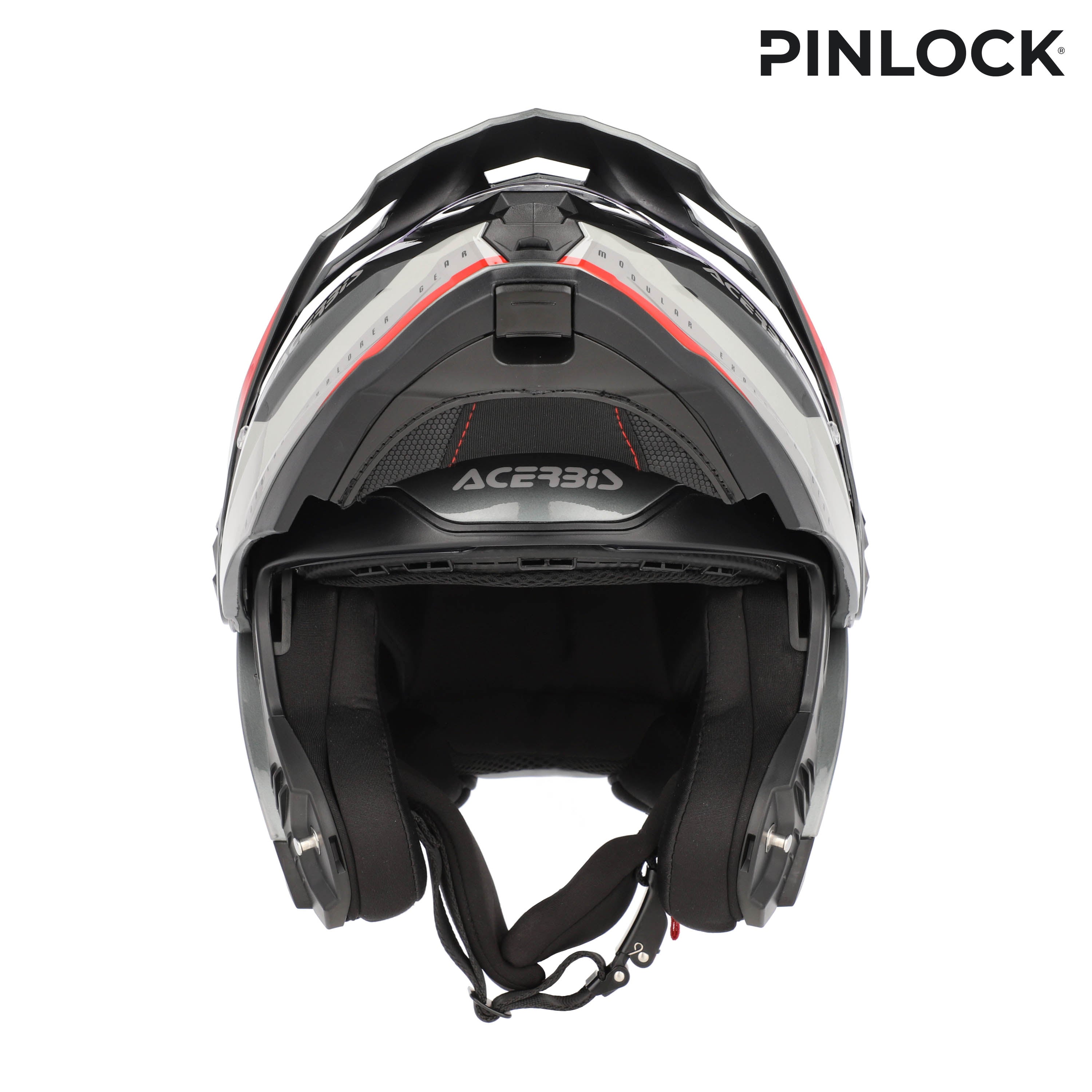 ACERBIS helmet Rider Graphic grey/red