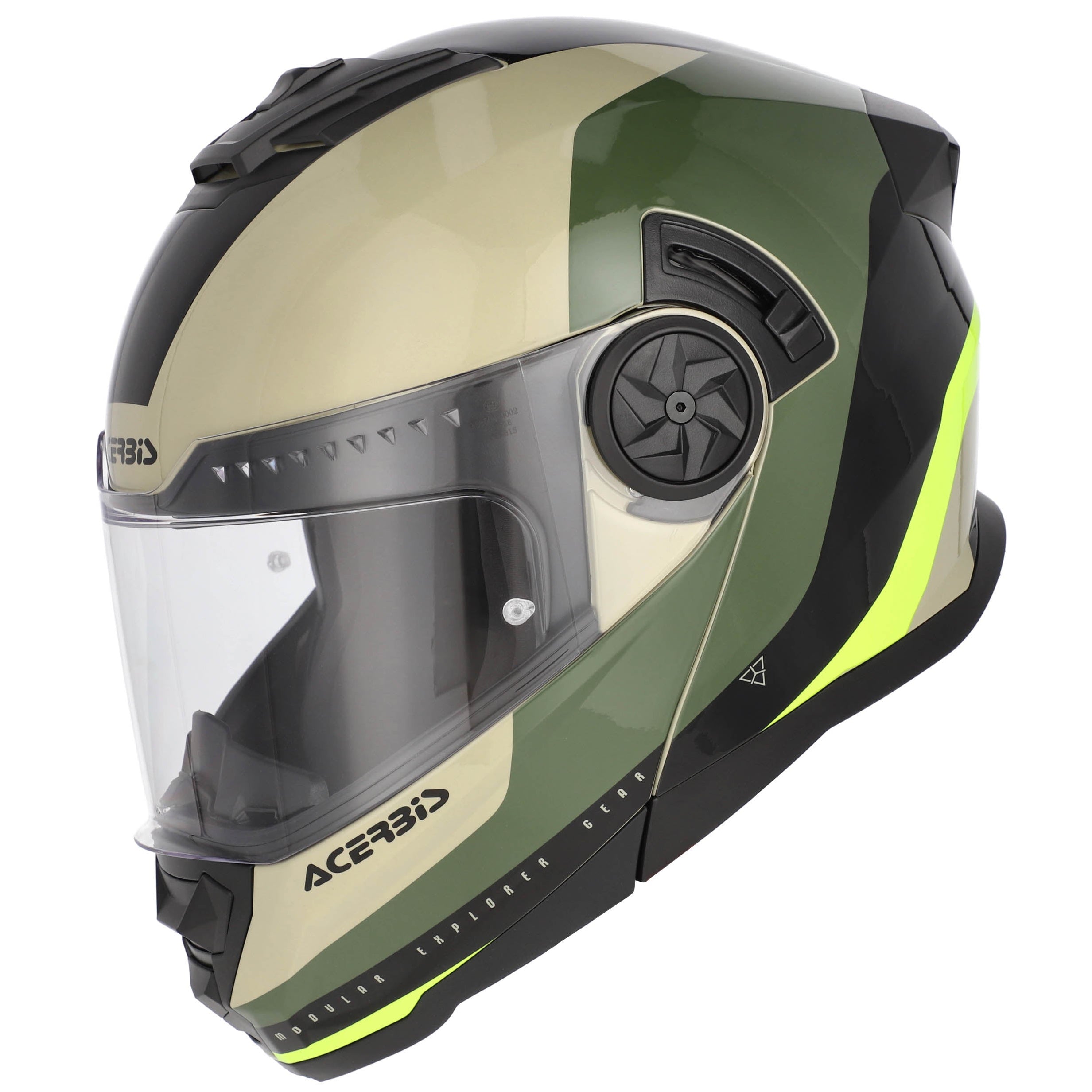 ACERBIS Helm Rider Graphic grün/braun