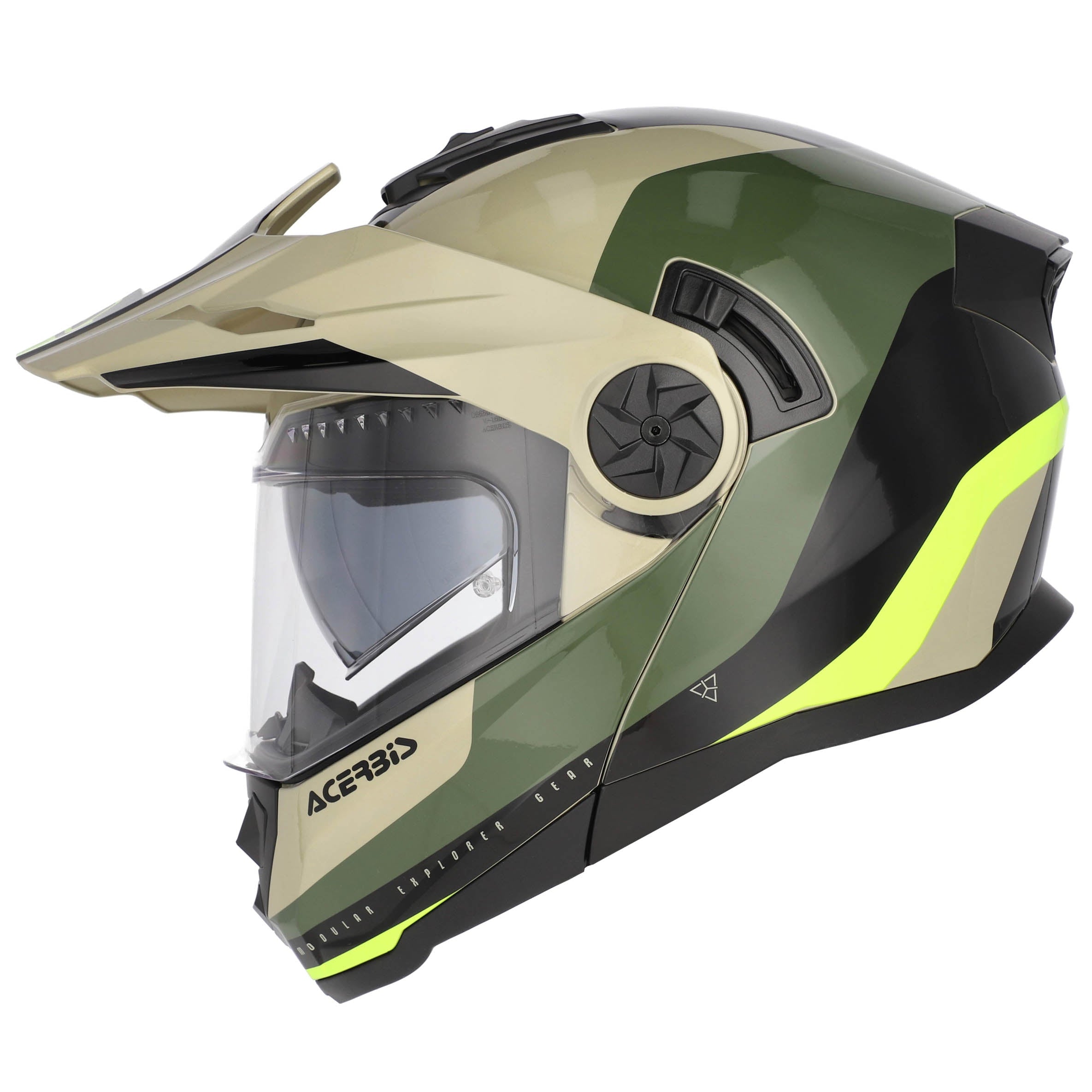 ACERBIS Helm Rider Graphic grün/braun