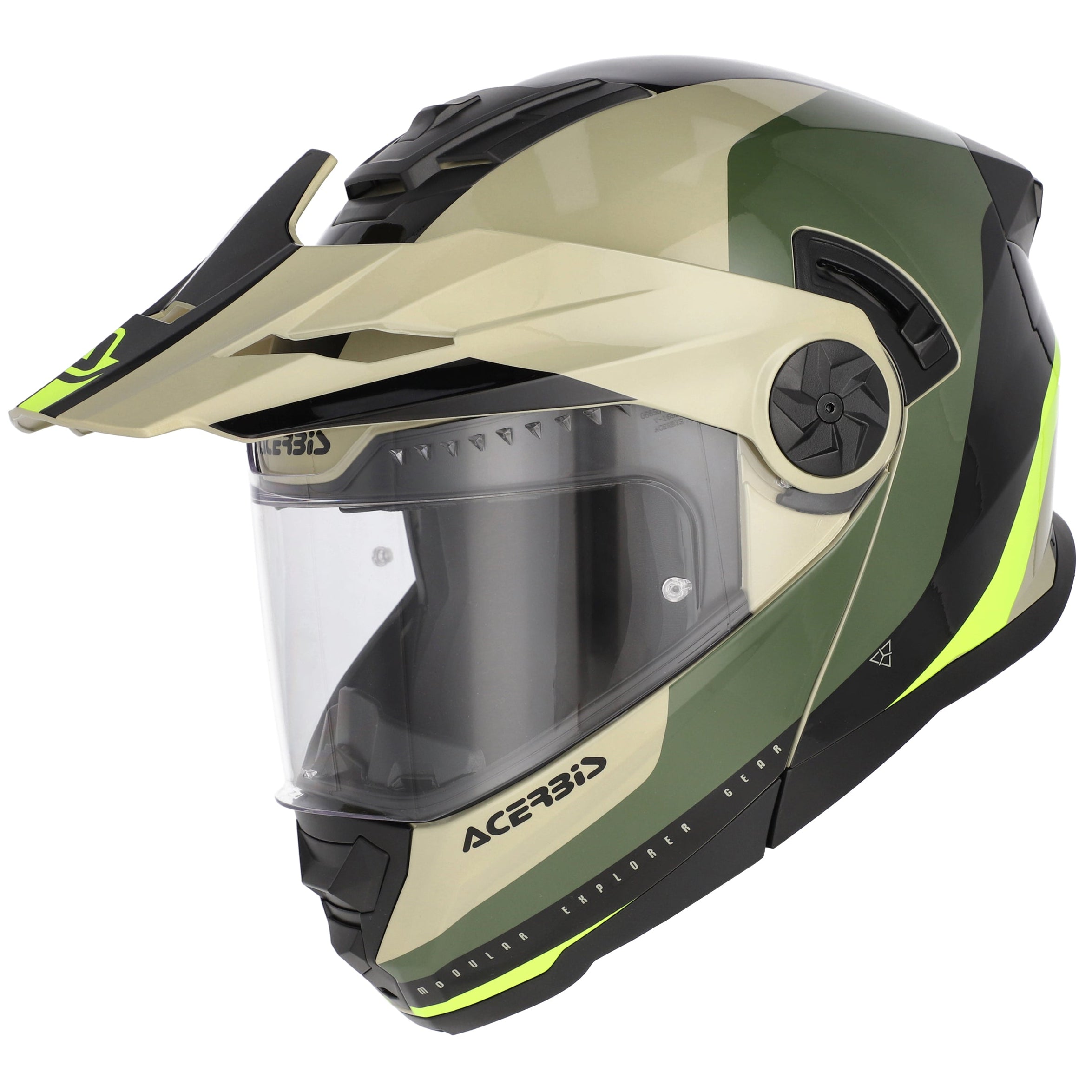 ACERBIS Helm Rider Graphic grün/braun