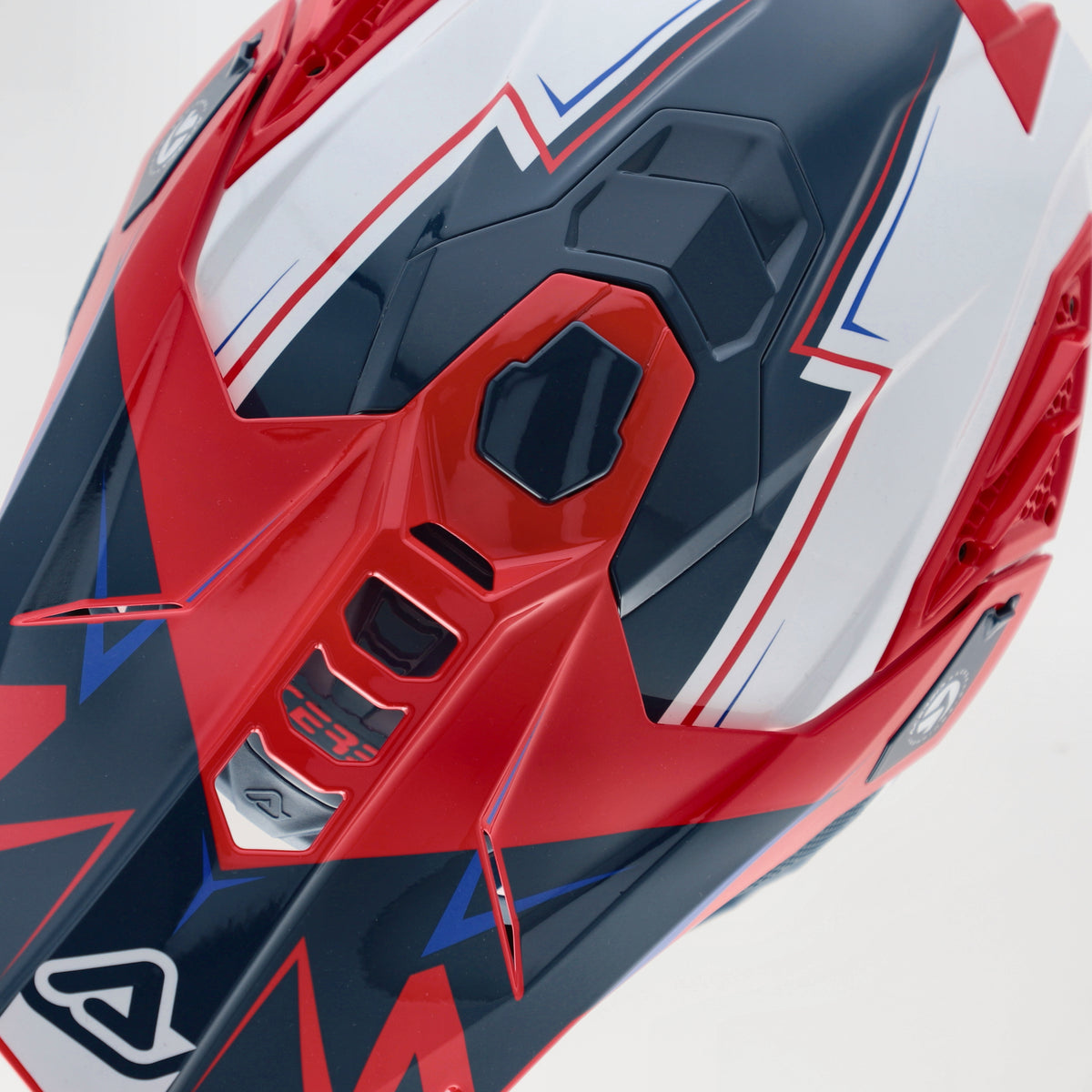 ACERBIS ķivere Airstrike-X white/blue/red