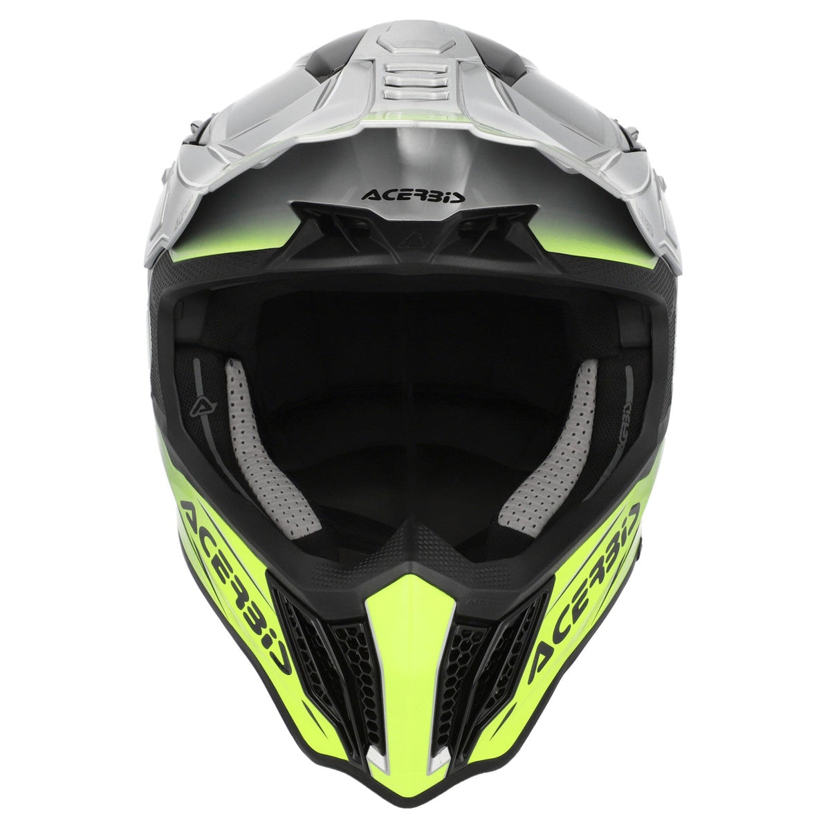 ACERBIS helmet Airstrike-X grey/yellow