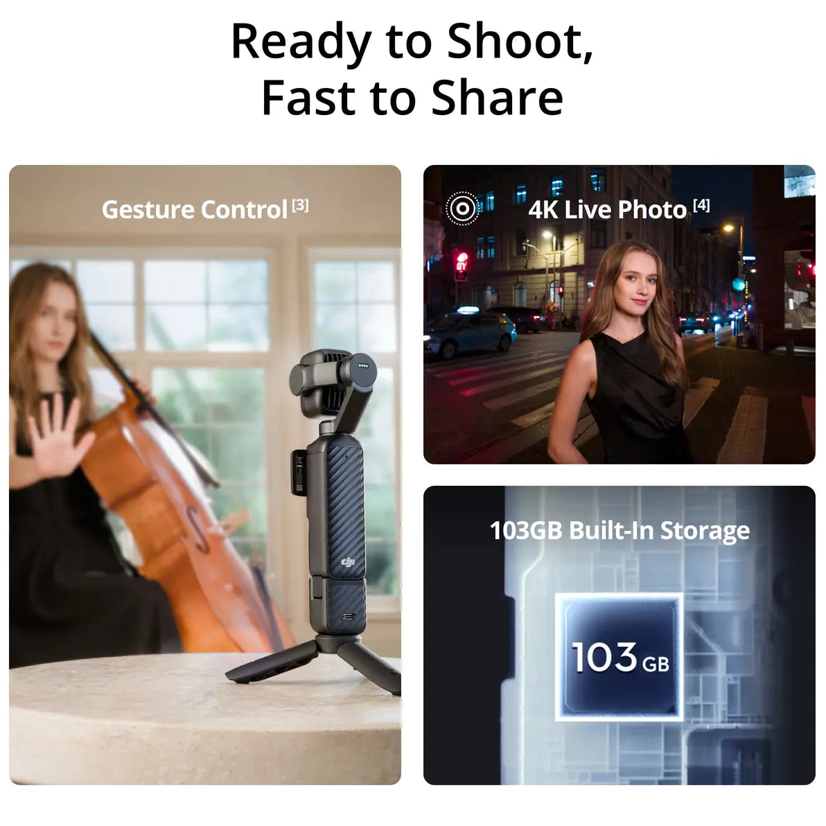 DJI kamera Osmo Pocket 4P Vlog Combo