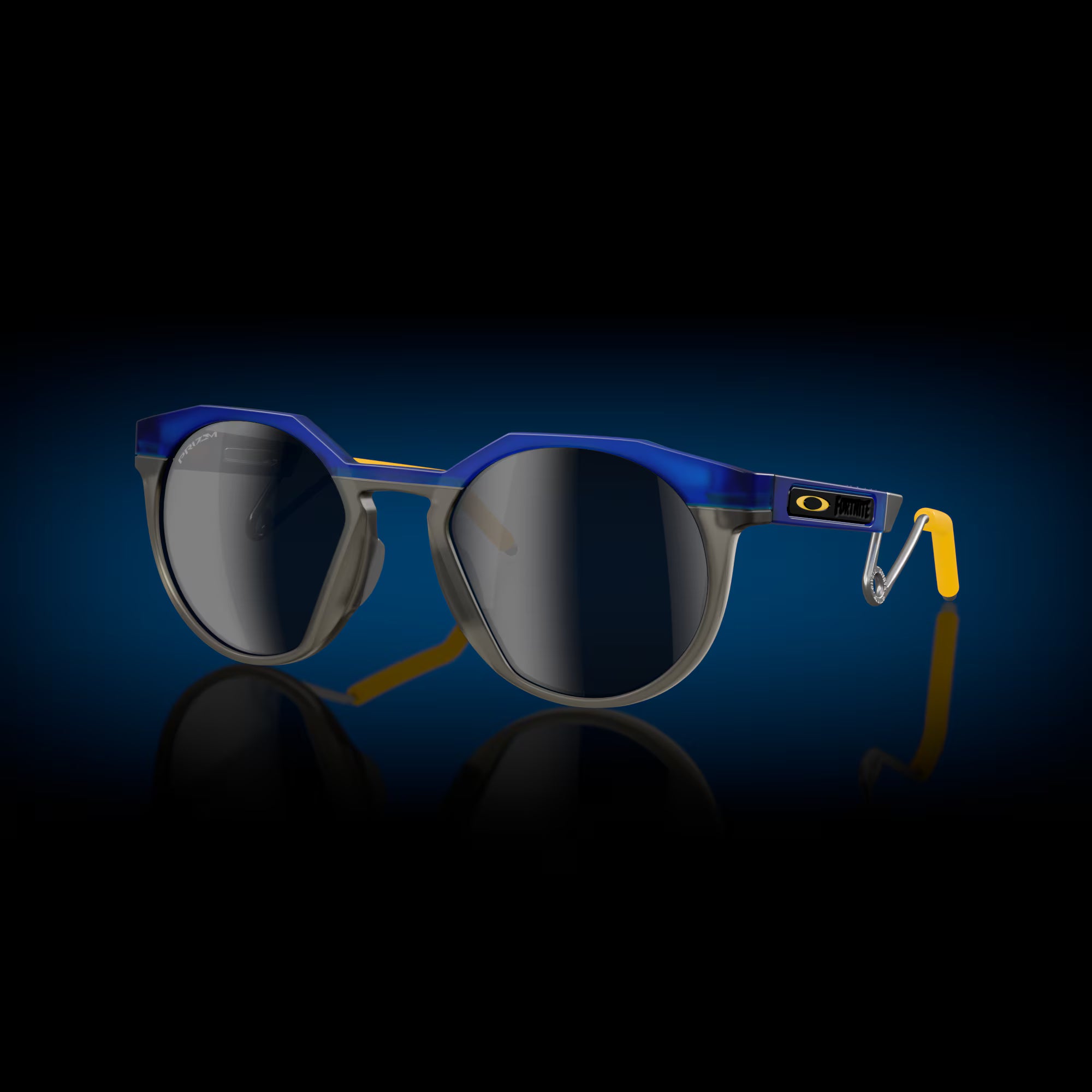 OAKLEY saulesbrilles HSTN Metal trans kristālzils ar prizm melnu lēcu