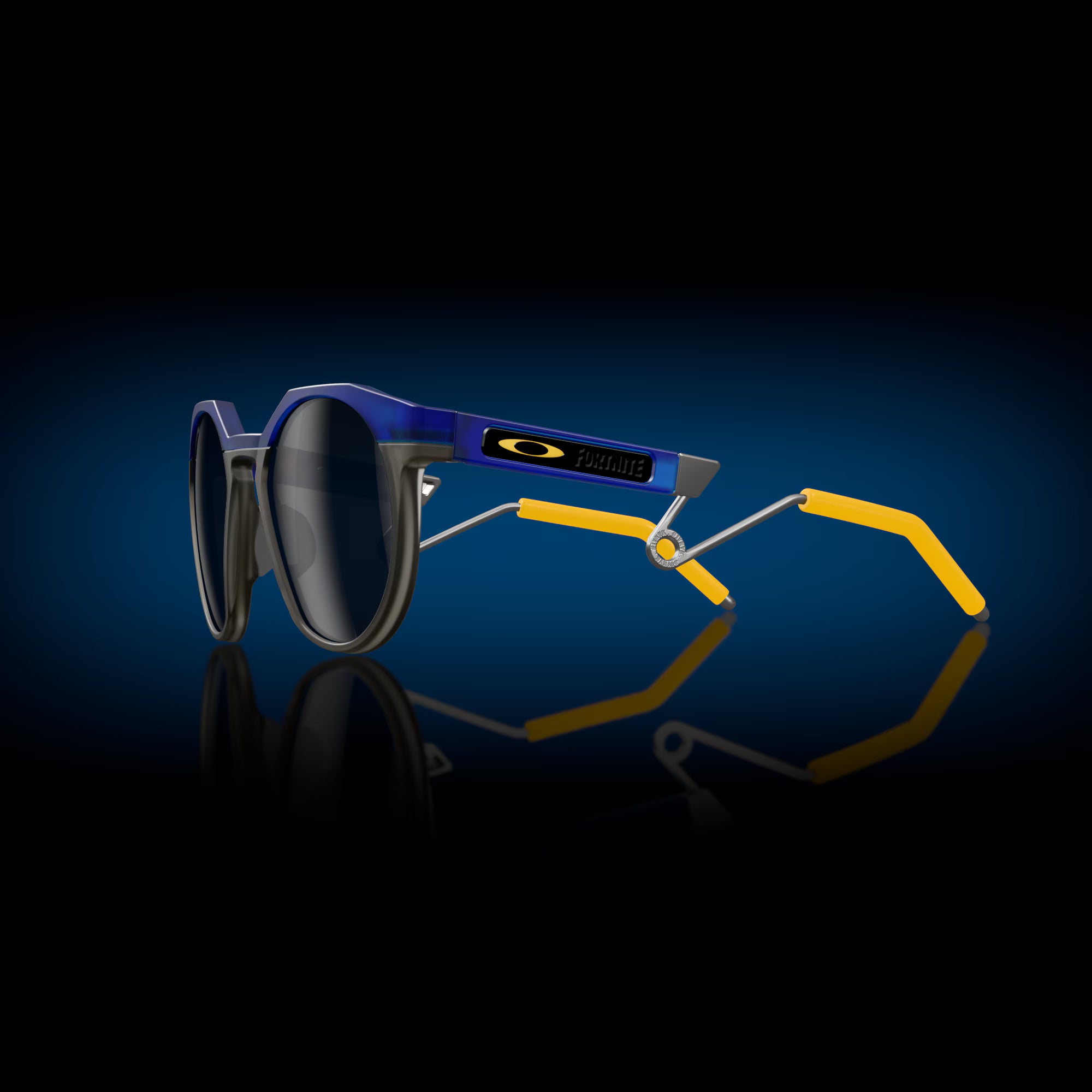 OAKLEY saulesbrilles HSTN Metal trans kristālzils ar prizm melnu lēcu