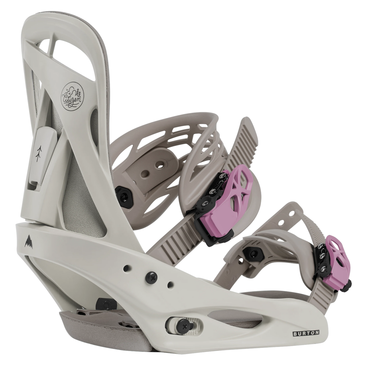 BURTON WMS Citizen grey/pink stiprinājumi