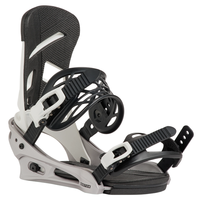 BURTON Mission white/silver stiprinājumi