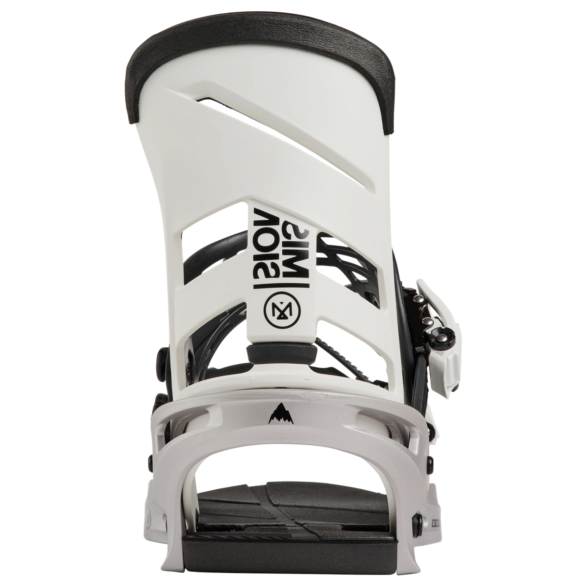 BURTON Mission white/silver stiprinājumi