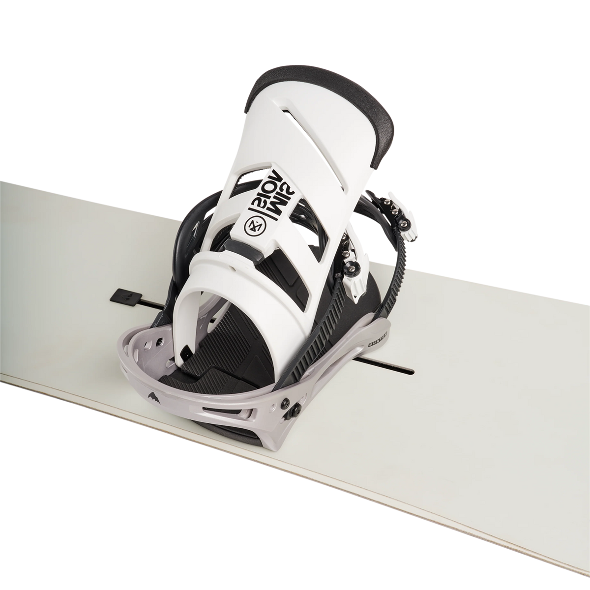 BURTON Mission white/silver stiprinājumi