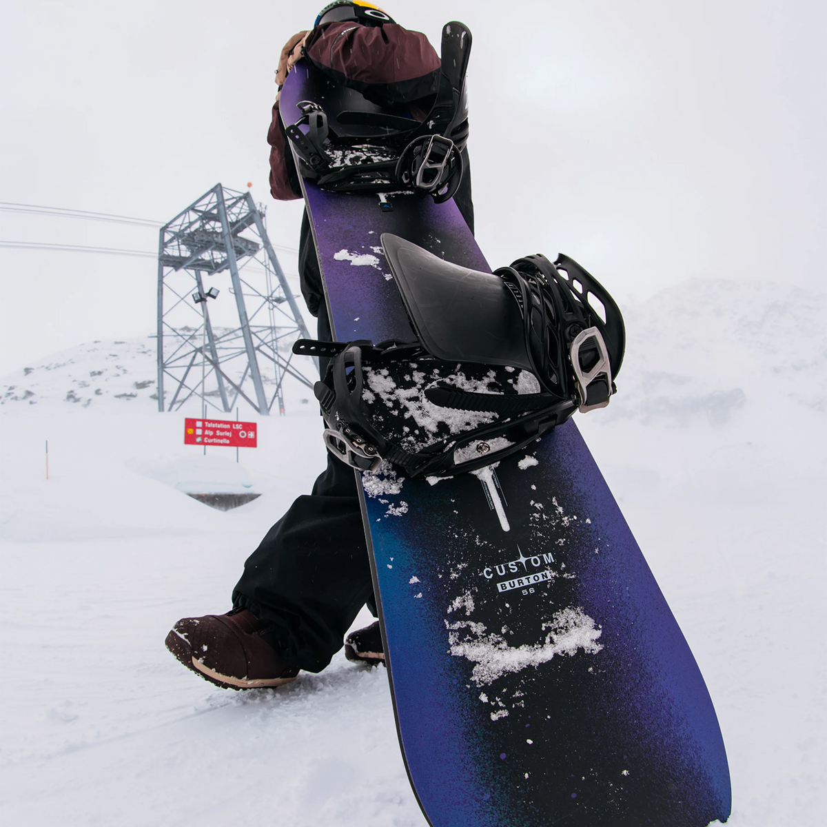 BURTON Custom Wide faded snowboard