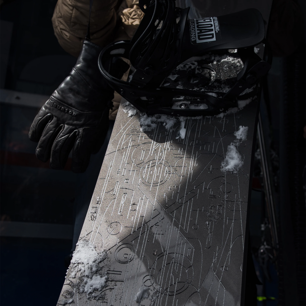 BURTON Custom X etched snowboard