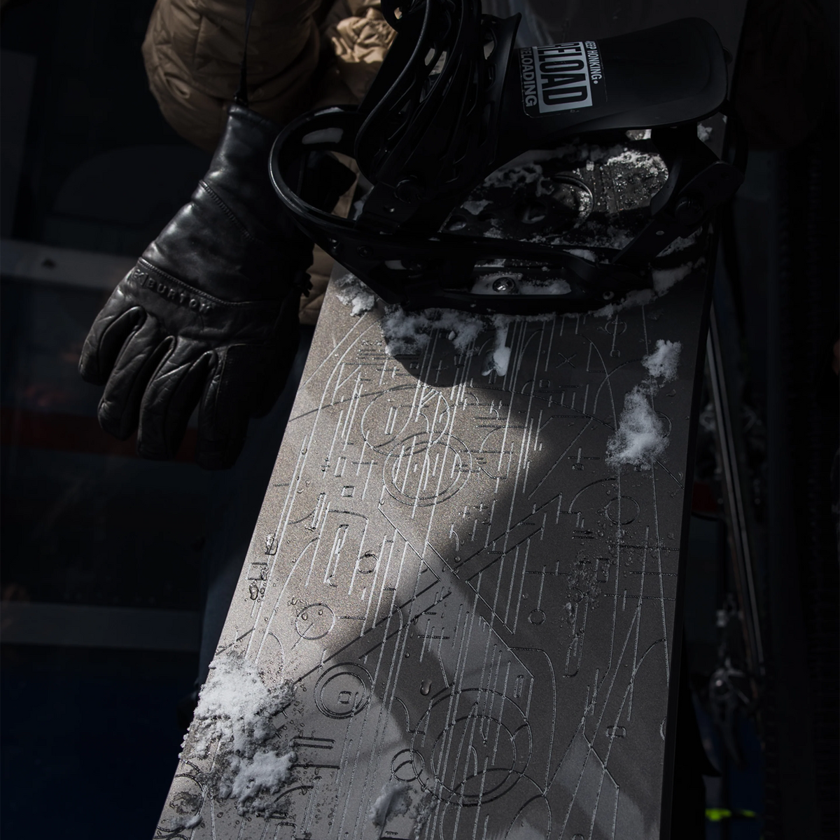 BURTON Custom X Wide etched black dēlis