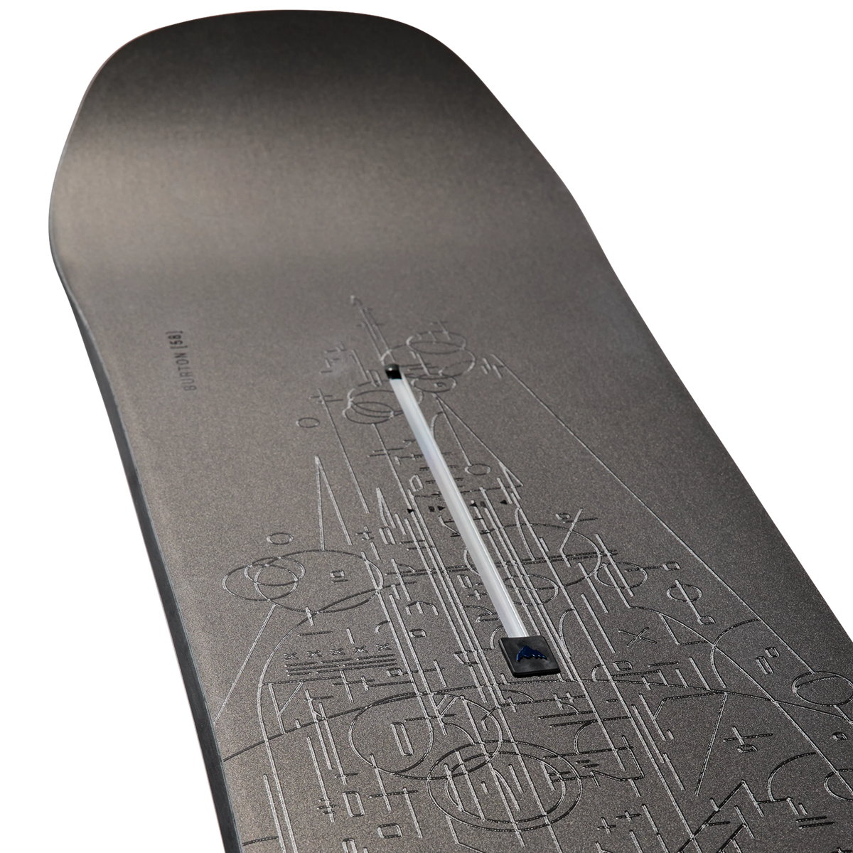 BURTON Custom X etched snowboard