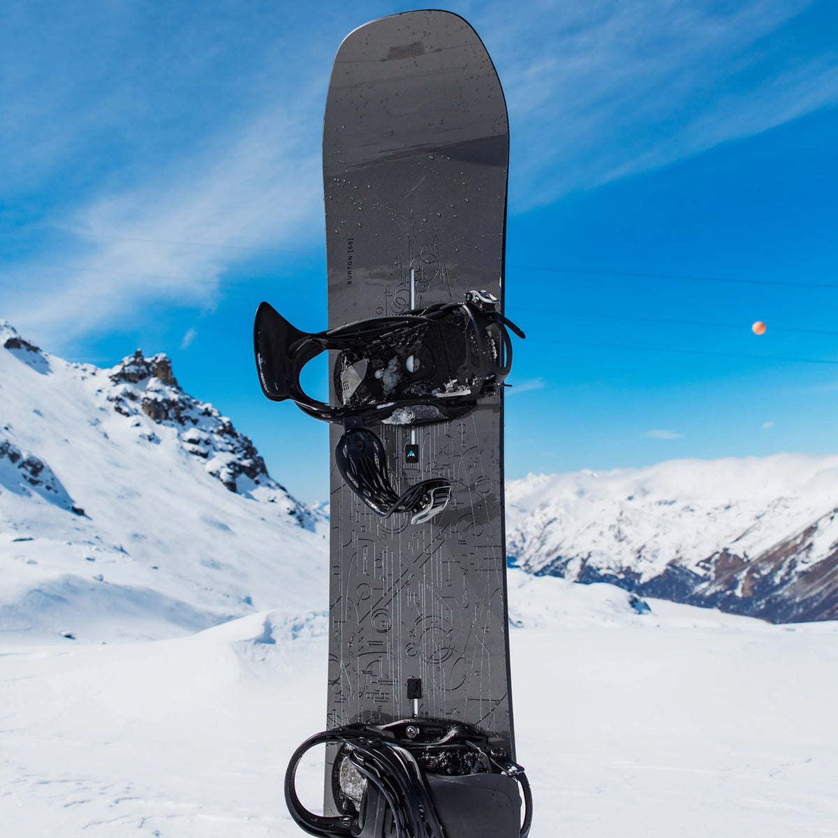 BURTON Custom X Wide etched black dēlis