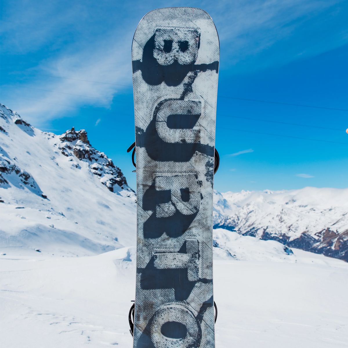 BURTON Custom X etched snowboard