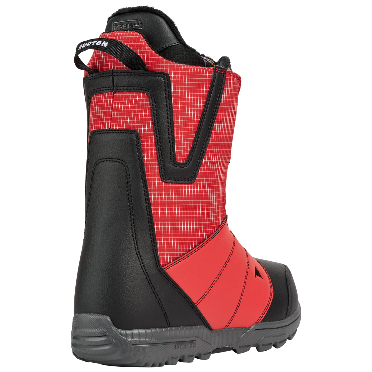 BURTON Moto Boa geranium red/black zābaki