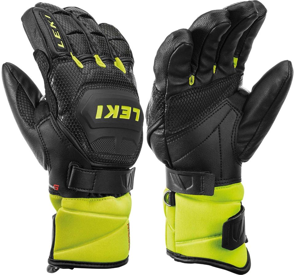 LEKI cimdi WC Race JR Flex S black/green