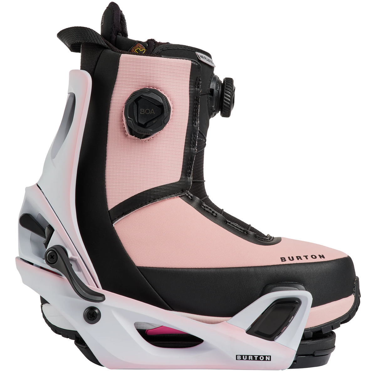 BURTON WMS Step On pink outline bindings