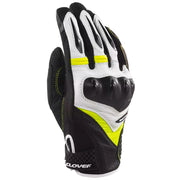 CLOVER handsker Raptor 3 hvid/gul