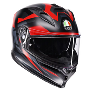 AGV K7 Glimpse matt black/red helmet