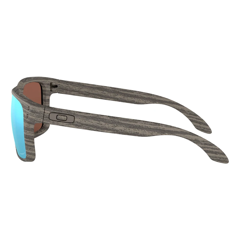 OAKLEY saulesbrilles Holbrook woodgrain w/prizm deep water polar