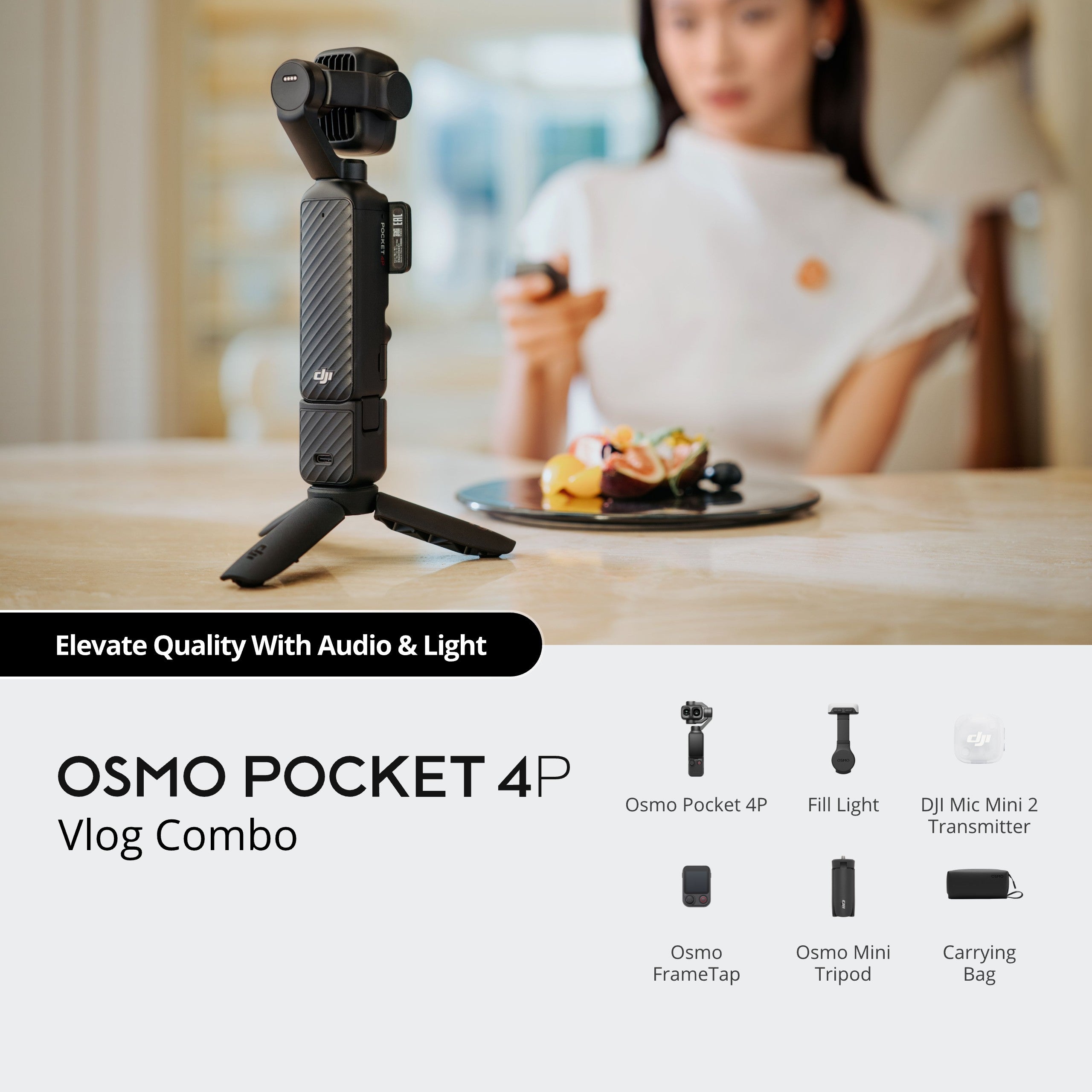 DJI kamera Osmo Pocket 4P Vlog Combo