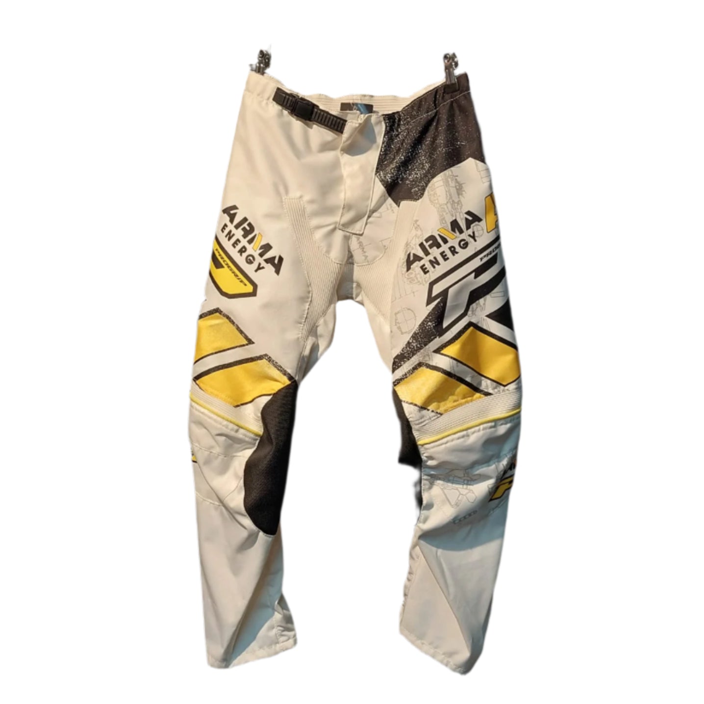 PROGRIP bikses 6009 '15 Arma JR white/yellow
