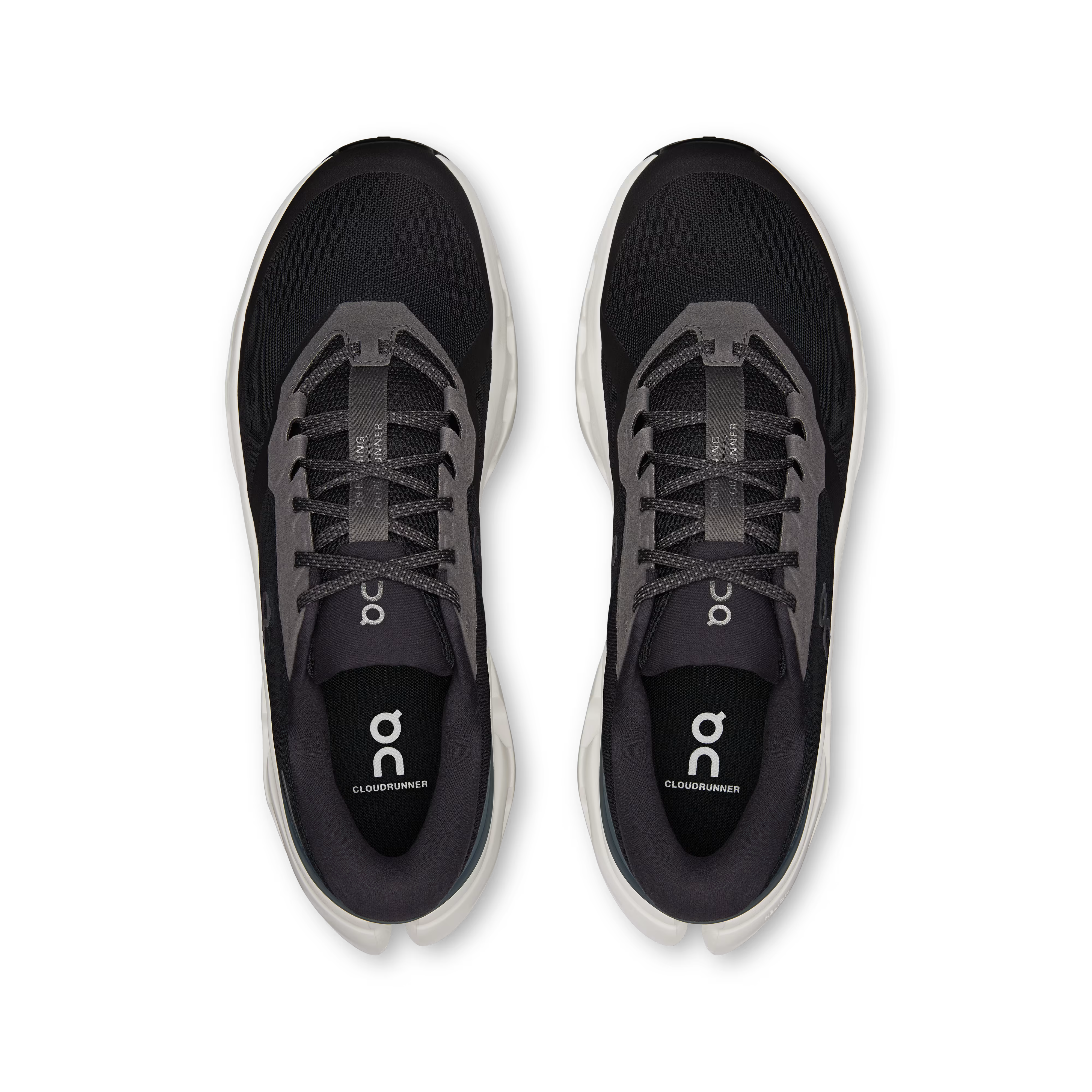 ON apavi Cloudrunner 3 juoda/ivoro spalvos