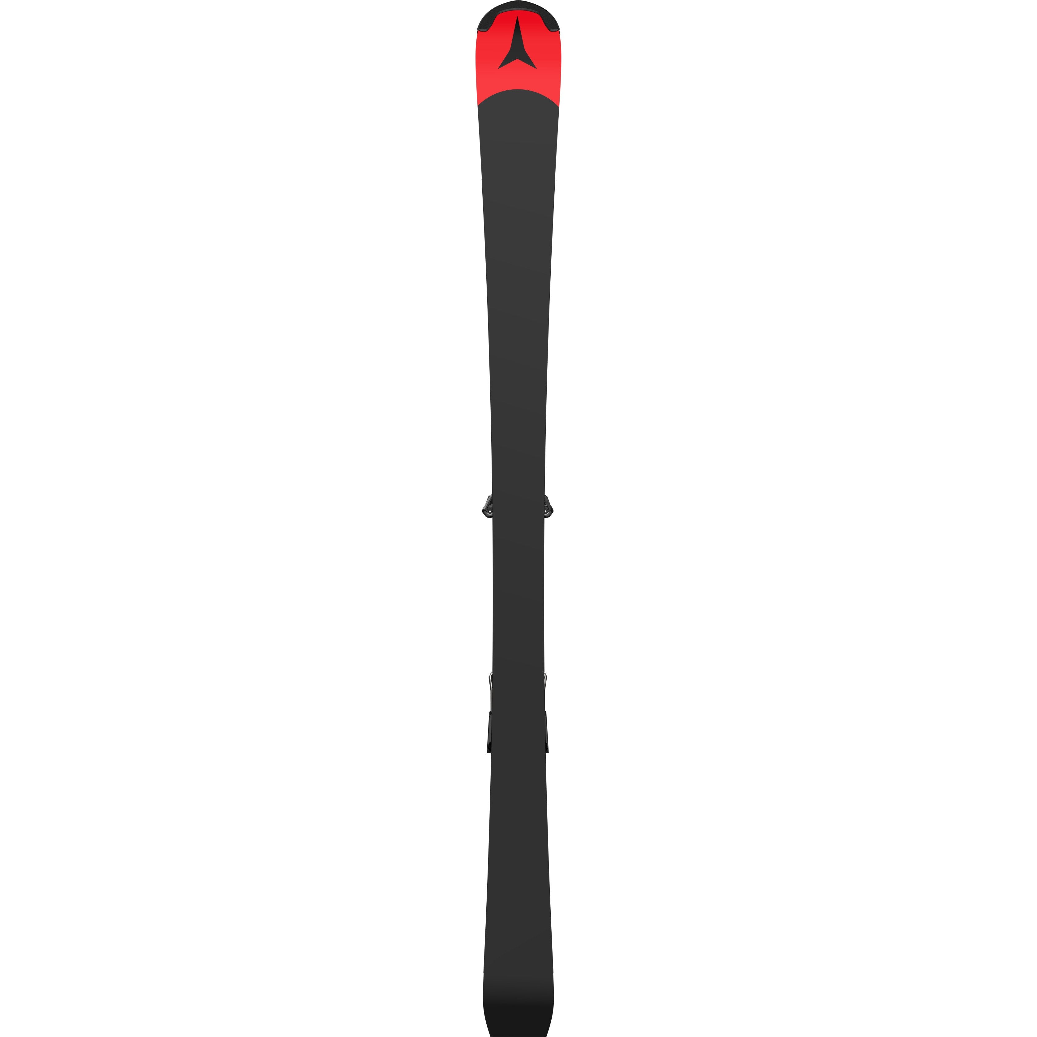 ATOMIC NYI Redster FIS S9 J-RP3 red/bk/pink w/Icon 10 kalnu slēpes ar stiprinājumiem