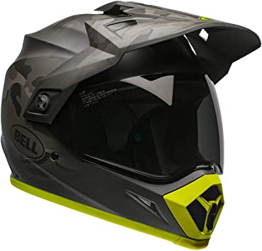 BELL helmet MX-9 Adventure Mips Stealth matt black camo/hi vis yellow