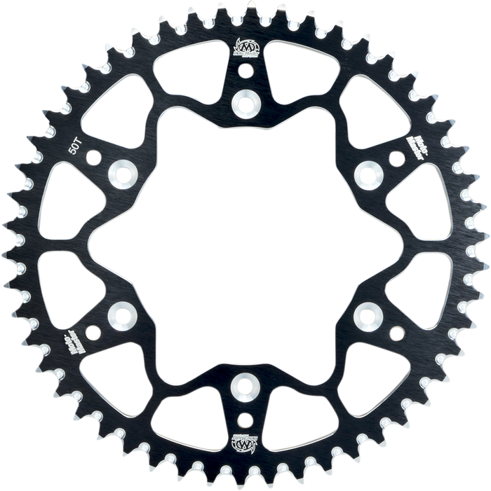 PE sprocket rear 7075 HUSQVARNA 520 ALU black